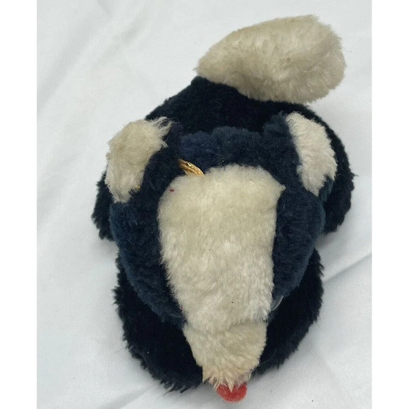 VINTAGE Fun World SKUNK Plush 5" Black and White Tail Stuffed Animal Toy RARE - Picture 2 of 14